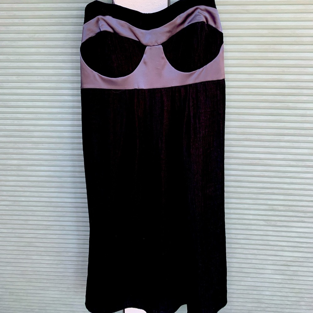 Black and grey party dress